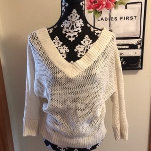 V Neck Knit Sweater